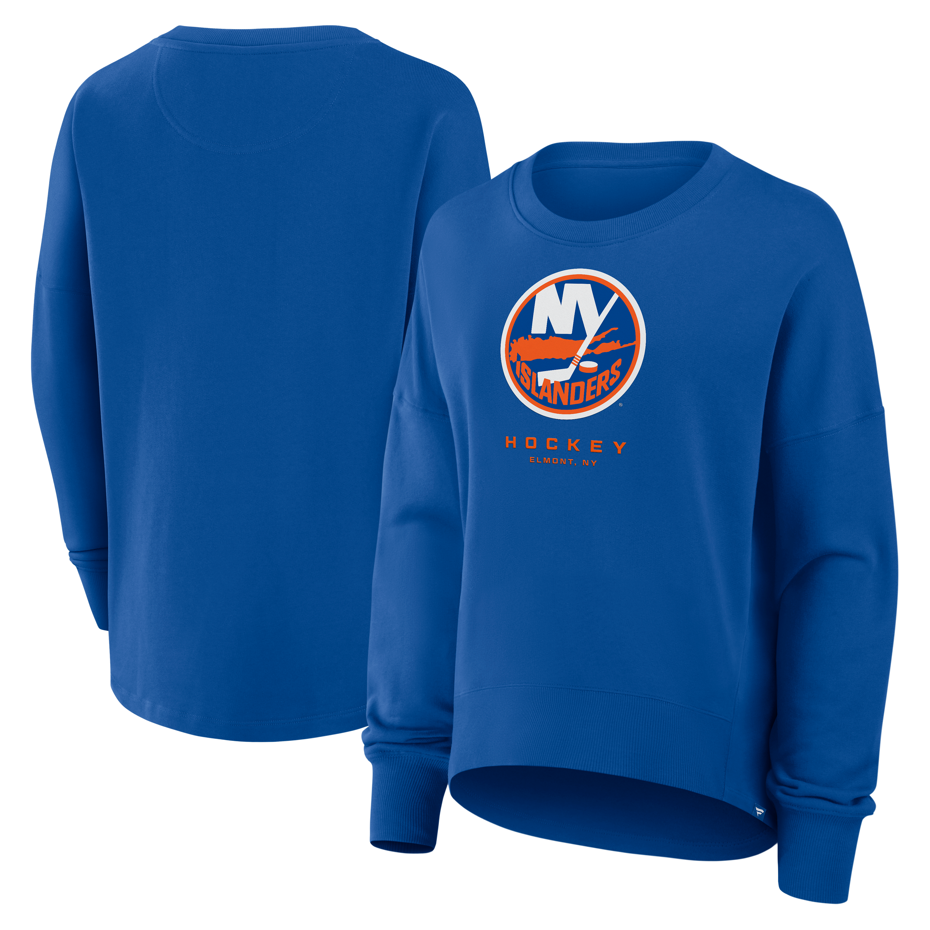 Women's Fanatics Royal New York Islanders Oversized Breakaway Sweatshirt