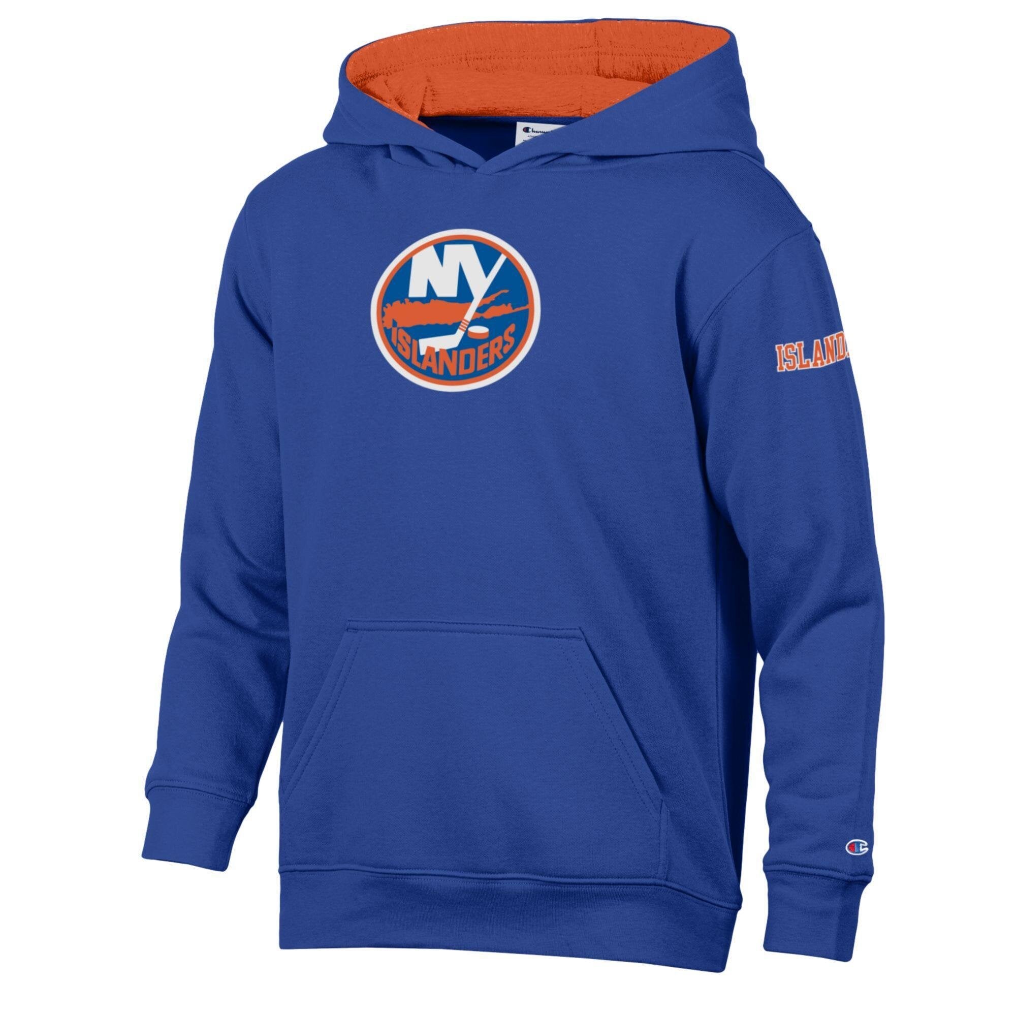 Youth Champion Royal New York Islanders Fleece Hoodie