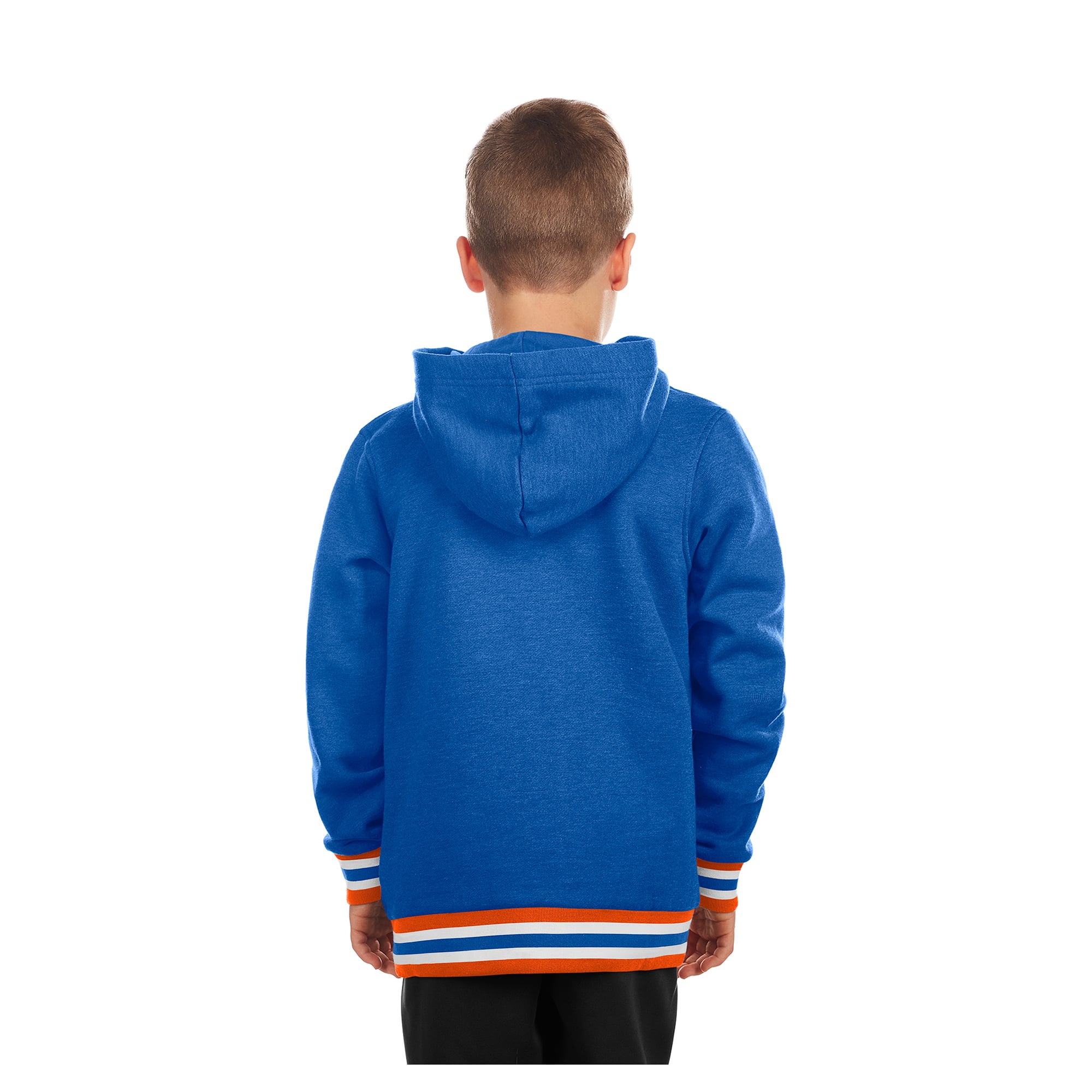 Youth New Era Royal York Islanders Knit Trim Pullover Hoodie