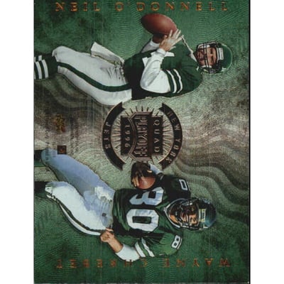 1996 Absolute Quad Series #21 Kyle Brady/Wayne Chrebet/Adrian Murrell/Neil O'Donnell