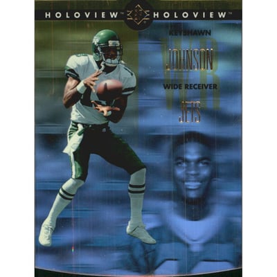 1996 SP Holoviews Die Cuts #27 Keyshawn Johnson