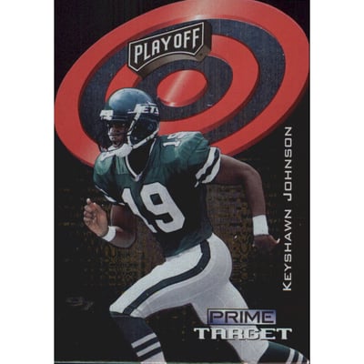 1997 Playoff Zone Prime Target Red #9 Keyshawn Johnson