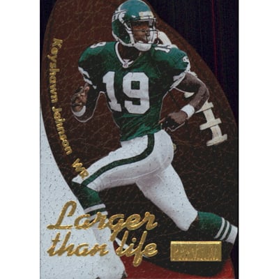 1997 SkyBox Premium Larger Than Life #5 Keyshawn Johnson