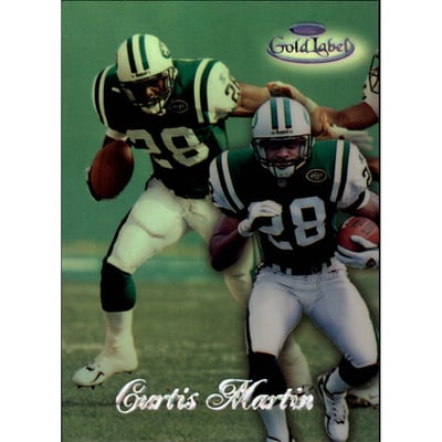 1998 Topps Gold Label Class 2 Black #71 Curtis Martin