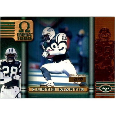 1999 Pacific Omega Copper #167 Curtis Martin