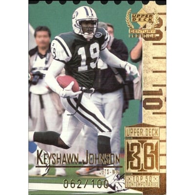 1999 Upper Deck Century Legends Century Collection #86 Keyshawn Johnson