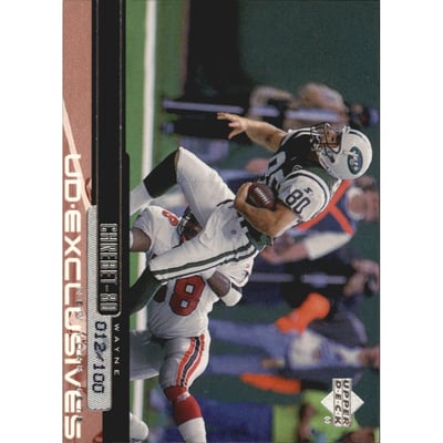 1999 Upper Deck Exclusives 100 #146 Wayne Chrebet