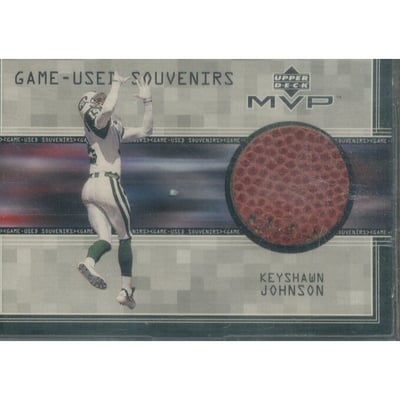 1999 Upper Deck MVP Game Used Souvenirs #KJS Keyshawn Johnson