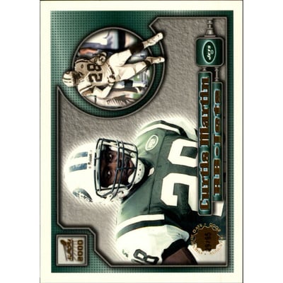 2000 Aurora Premiere Date #98 Curtis Martin