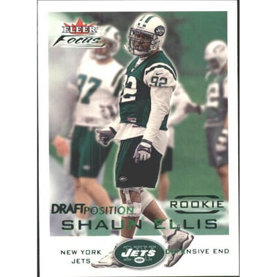 2000 Fleer Focus Draft Position #210 Shaun Ellis/112