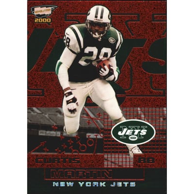 2000 Revolution Red #64 Curtis Martin
