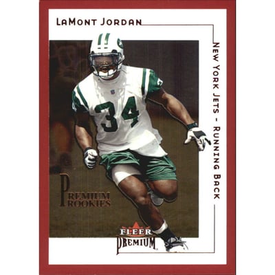 2001 Fleer Premium Star Ruby #242 LaMont Jordan