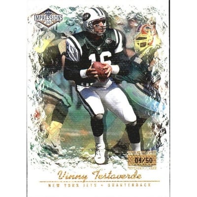2001 Pacific Impressions Premiere Date #96 Vinny Testaverde