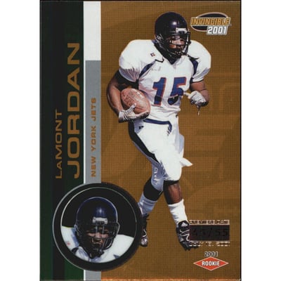 2001 Pacific Invincible Premiere Date #278 LaMont Jordan