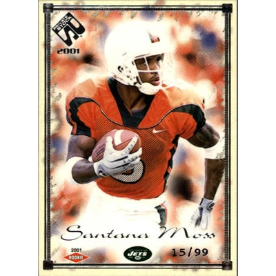 2001 Private Stock Silver Framed #147 Santana Moss