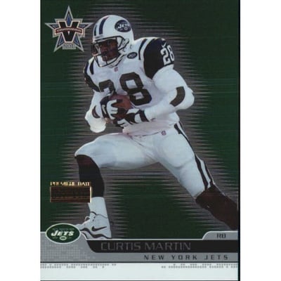 2001 Vanguard Premiere Date #66 Curtis Martin