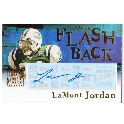 2002 Bowman Flashback Autographs #RFALJ LaMont Jordan D