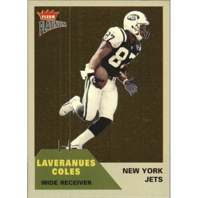 2002 Fleer Platinum Finish #144 Laveranues Coles