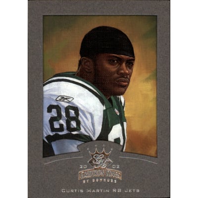 2002 Gridiron Kings Silver #65 Curtis Martin