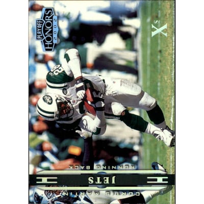 2002 Playoff Honors X's #64 Curtis Martin