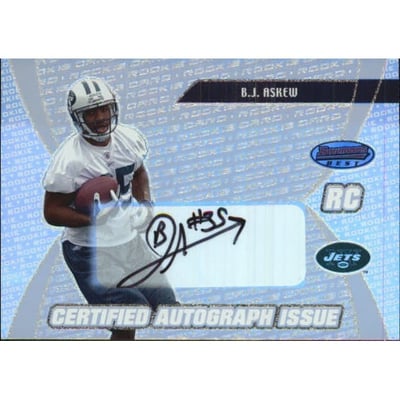 2003 Bowman's Best #133 B.J. Askew AU RC