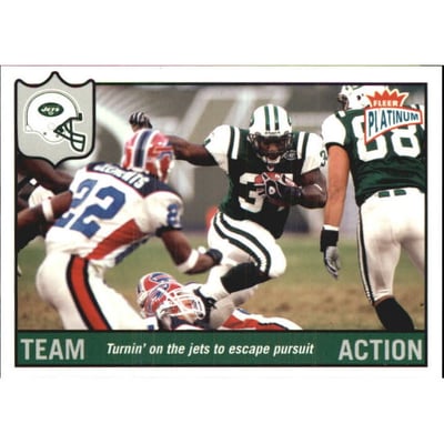2003 Fleer Platinum Finish #200 NY Jets TC/LaMont Jordan