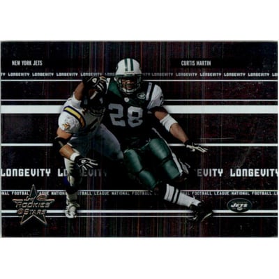 2003 Leaf Rookies and Stars Longevity #62 Curtis Martin