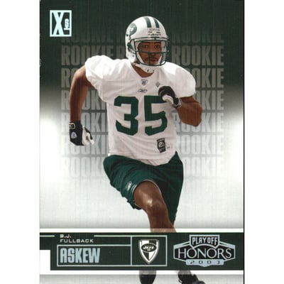 2003 Playoff Honors X's #108 B.J. Askew