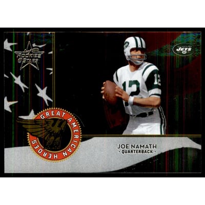 2004 Leaf Rookies and Stars Great American Heroes White #GAH9 Joe Namath