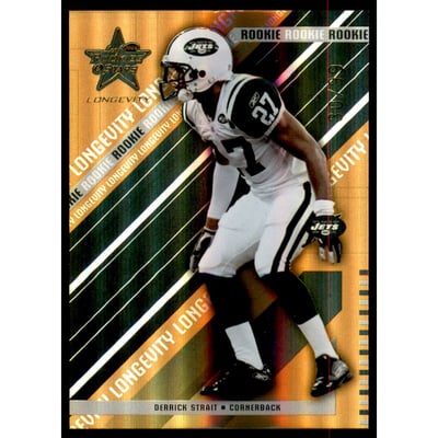 2004 Leaf Rookies and Stars Longevity Gold #169 Derrick Strait