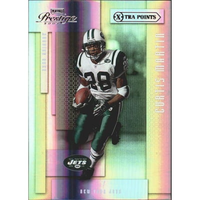 2004 Playoff Prestige Xtra Points Purple #99 Curtis Martin