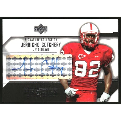 2004 UD Diamond Pro Sigs Signature Collection #SCJC Jerricho Cotchery