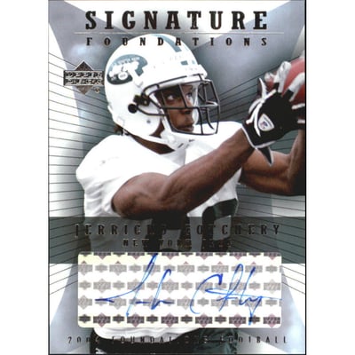 2004 Upper Deck Foundations Signature Foundations #SFJC Jerricho Cotchery