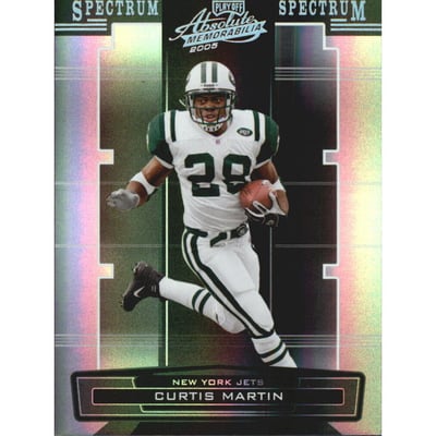 2005 Absolute Memorabilia Spectrum Silver #104 Curtis Martin