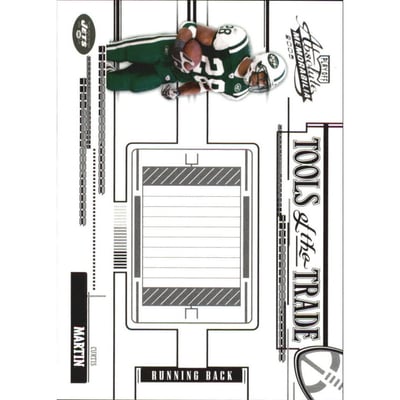 2005 Absolute Memorabilia Tools of the Trade Black #20 Curtis Martin