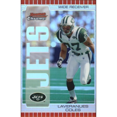 2005 Bowman Chrome Silver Refractors #30 Laveranues Coles