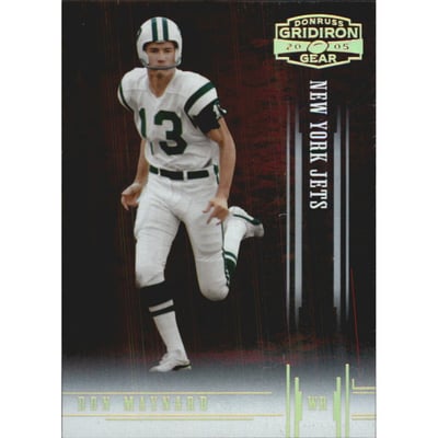 2005 Donruss Gridiron Gear Gold Holofoil #33 Don Maynard