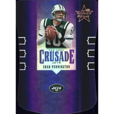 2005 Leaf Rookies and Stars Crusade Purple Die Cut #C8 Chad Pennington