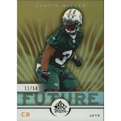 2005 Reflections Gold #250 Justin Miller