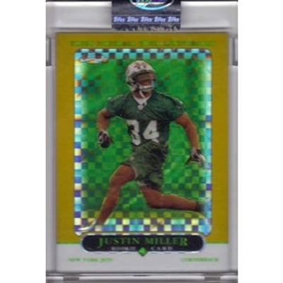 2005 Topps Chrome Gold Xfractors #222 Justin Miller