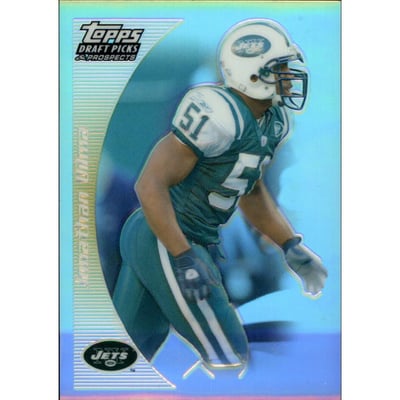 2005 Topps Draft Picks and Prospects Chrome Gold Refractors #109 Jonathan Vilma