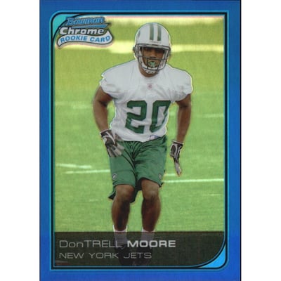 2006 Bowman Chrome Blue Refractors #255 Dontrell Moore