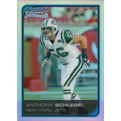 2006 Bowman Chrome Refractors #38 Anthony Schlegel