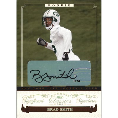 2006 Donruss Classics Significant Signatures Gold #113 Brad Smith