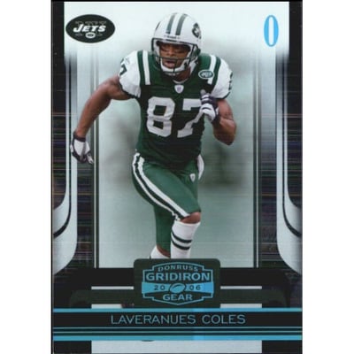 2006 Donruss Gridiron Gear Platinum Holofoil O's #73 Laveranues Coles