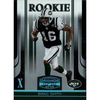 2006 Donruss Gridiron Gear Platinum Holofoil X's #114 Brad Smith