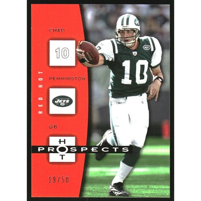 2006 Hot Prospects Red Hot #66 Chad Pennington