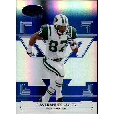 2006 Leaf Certified Materials Mirror Blue #102 Laveranues Coles