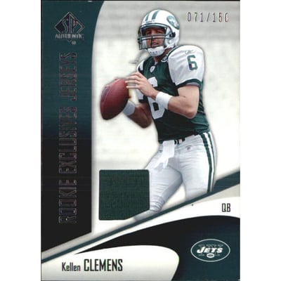 2006 SP Authentic Rookie Exclusives Jerseys #REJKC Kellen Clemens