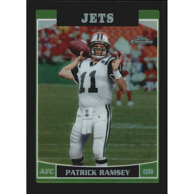 2006 Topps Chrome Black Refractors #164 Patrick Ramsey